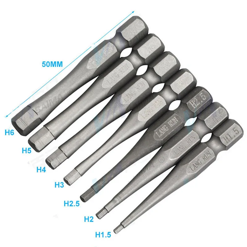 1/5/10Pcs Magnetic Hex Screwdriver Bits 1/4" Hex Shank High Hardness Allen Wrench Drill Bits Small Waist High Torque Bit Tools
1/5/10Pcs Magnetic Hex Screwdriver Bits 1/4" Hex Shank High Hardness Allen Wrench Drill Bits Small Waist High Torque Bit Tools