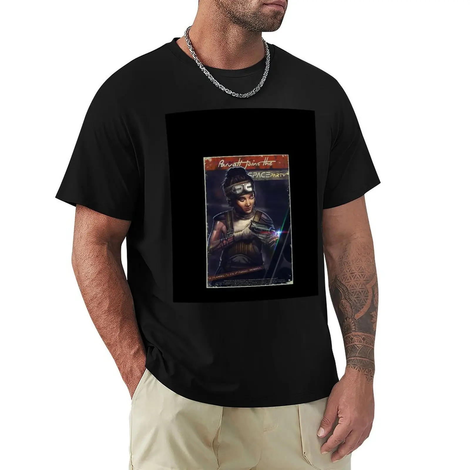 Parvati Joins the Space Party! - The Outer Worlds T-Shirt funny gifts anime shirt Clothing t shirts men
Parvati Joins the Space Party! - The Outer Worlds T-Shirt funny gifts anime shirt Clothing t shirts men