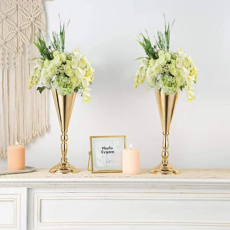 Gold Metal Flower Vases for Wedding Centerpiece Table Decor Tall Plant Pots Christmas Hotel Room, Home Decoration, Free Shipping
Gold Metal Flower Vases for Wedding Centerpiece Table Decor Tall Plant Pots Christmas Hotel Room, Home Decoration, Free Shipping