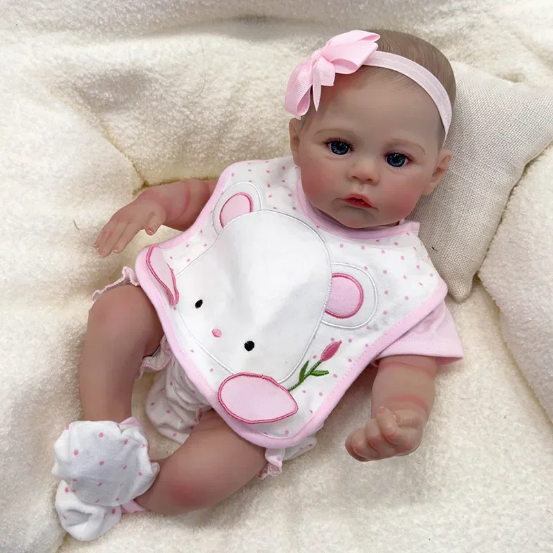 19inch Soft Body Reborn Baby Doll Meadow Hand Painting 3D Skin with Visible Veins Real Looking Baby Dolls muñecas bebes Reborn
19inch Soft Body Reborn Baby Doll Meadow Hand Painting 3D Skin with Visible Veins Real Looking Baby Dolls muñecas bebes Reborn