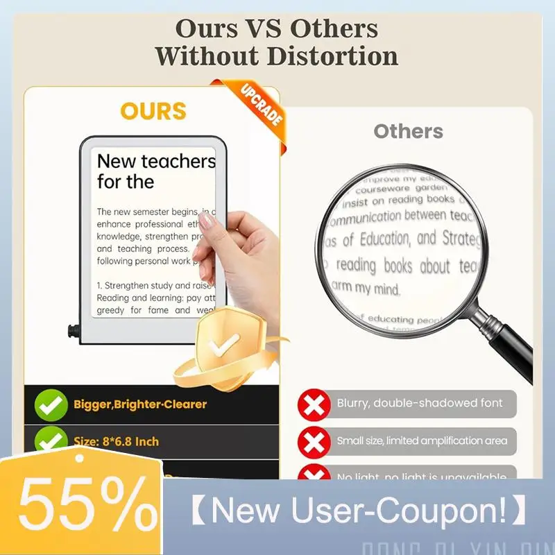 【Fast Delivery】Magnifying Glass With Light, Hands-Free,3 Color Dimmable Magnifier For Reading, Neck-Wear Full-Page Glasses
【Fast Delivery】Magnifying Glass With Light, Hands-Free,3 Color Dimmable Magnifier For Reading, Neck-Wear Full-Page Glasses