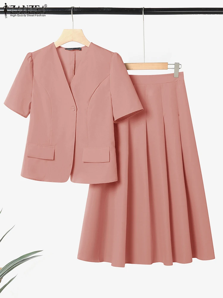 ZANZEA винтажная одежда, женские модные офисные комплекты платьев, однотонные рубашки трапециевидной формы, плиссированные макси-юбки, повседневные костюмы, одинаковые комплекты 2023 г.
ZANZEA винтажная одежда, женские модные офисные комплекты платьев, однотонные рубашки трапециевидной формы, плиссированные макси-юбки, повседневные костюмы, одинаковые комплекты 2023 г.