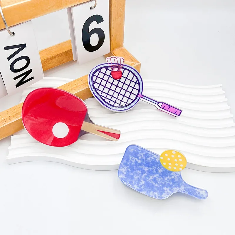 DS Funny Sports Series Racket Hair Claw Acrylic Claw Clips Badminton Ping-pong Crab Hair Clips Hair Accessories for Women Girls
DS Funny Sports Series Racket Hair Claw Acrylic Claw Clips Badminton Ping-pong Crab Hair Clips Hair Accessories for Women Girls