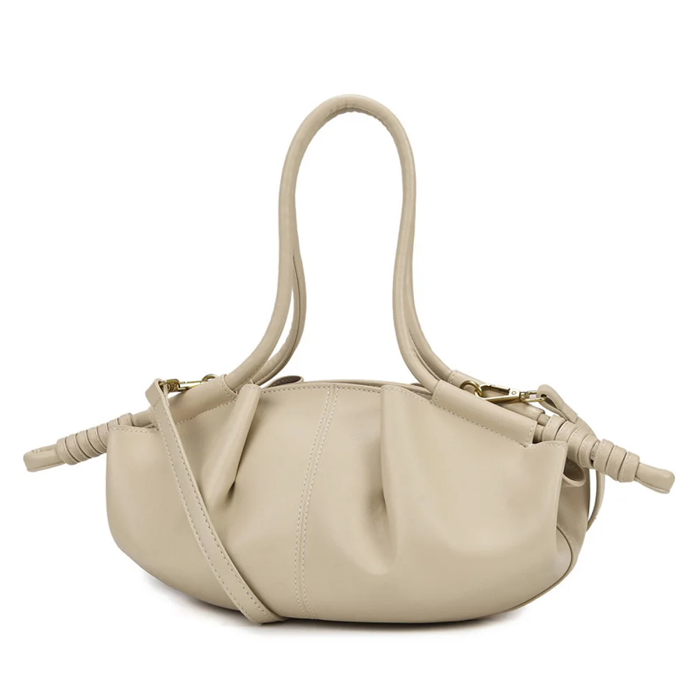 Shoulder Bag Women's 2026 New Handbag Niche High-end Handbag Soft Leather Cloud Bag Fashionable Crossbody Bag
Shoulder Bag Women's 2026 New Handbag Niche High-end Handbag Soft Leather Cloud Bag Fashionable Crossbody Bag