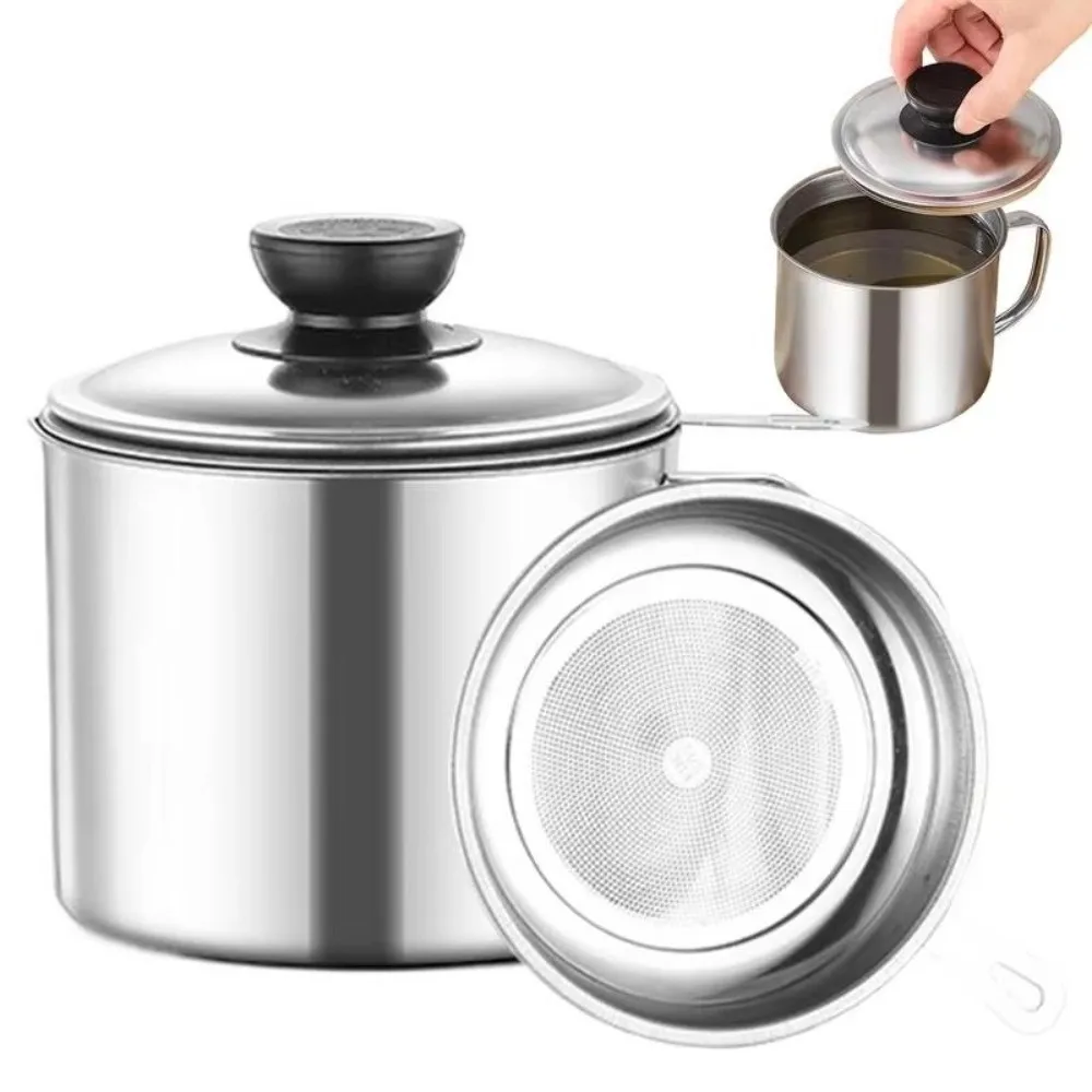 1,0 л/1,8 л масляный фильтр из нержавеющей стали, большая емкость, ситечко для кулинарного масла, ситечко для сальника, контейнер для хранения, резервуар для фильтра, кухня 
1,0 л/1,8 л масляный фильтр из нержавеющей стали, большая емкость, ситечко для кулинарного масла, ситечко для сальника, контейнер для хранения, резервуар для фильтра, кухня