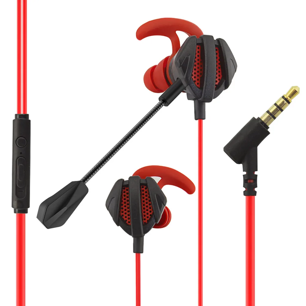 Professional Gaming Headset In Ear Earphones With Microphone 3.5mm Wired Handsfree Music Earbuds For PUBG Smartphone Games Gamer
Professional Gaming Headset In Ear Earphones With Microphone 3.5mm Wired Handsfree Music Earbuds For PUBG Smartphone Games Gamer