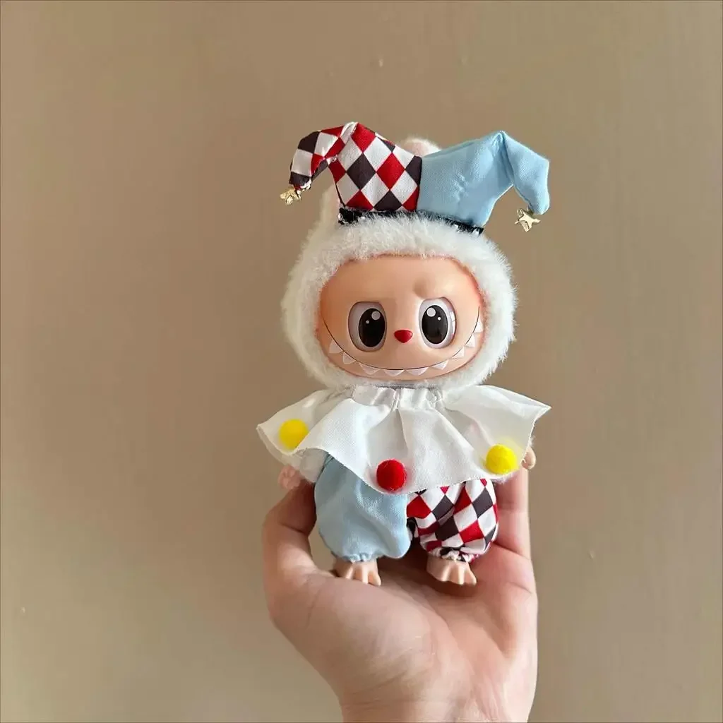 For 17 cm V1 V2 V3 Ropa labubu baby clothes hair universal plush doll clothing clothes plush for cloth decoration
For 17 cm V1 V2 V3 Ropa labubu baby clothes hair universal plush doll clothing clothes plush for cloth decoration