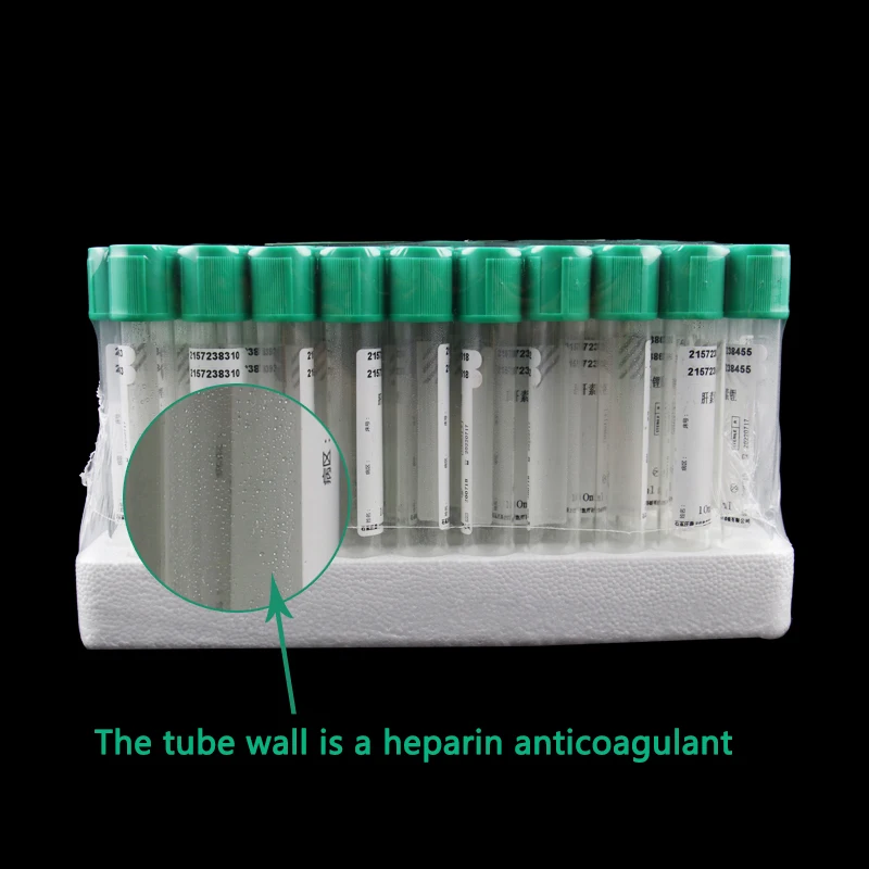 3/5/10 мл антиагулярная трубка с натриями Хепарина, одноразовая вакуумная трубка с отрицательным давлением, ПЭТ-стекло, пробирка для сбора крови, 100 шт. в упаковке
3/5/10 мл антиагулярная трубка с натриями Хепарина, одноразовая вакуумная трубка с отрицательным давлением, ПЭТ-стекло, пробирка для сбора крови, 100 шт. в упаковке