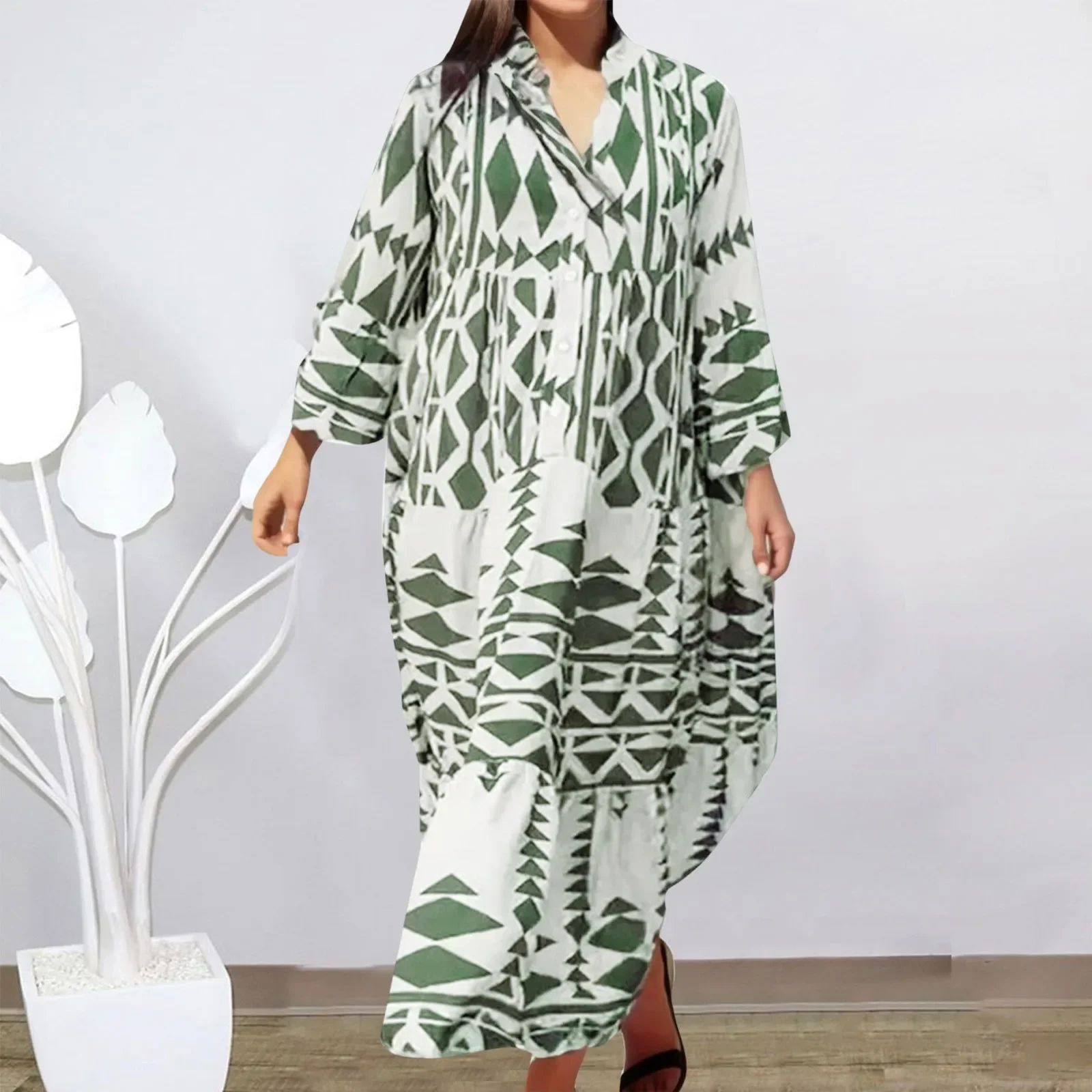 Elegant Summer Maxi Dress Women 2023 Casual Streetwear Vintage Geometric V Neck Boho Beach Long Loose Dresses Female Vestidos
Elegant Summer Maxi Dress Women 2023 Casual Streetwear Vintage Geometric V Neck Boho Beach Long Loose Dresses Female Vestidos