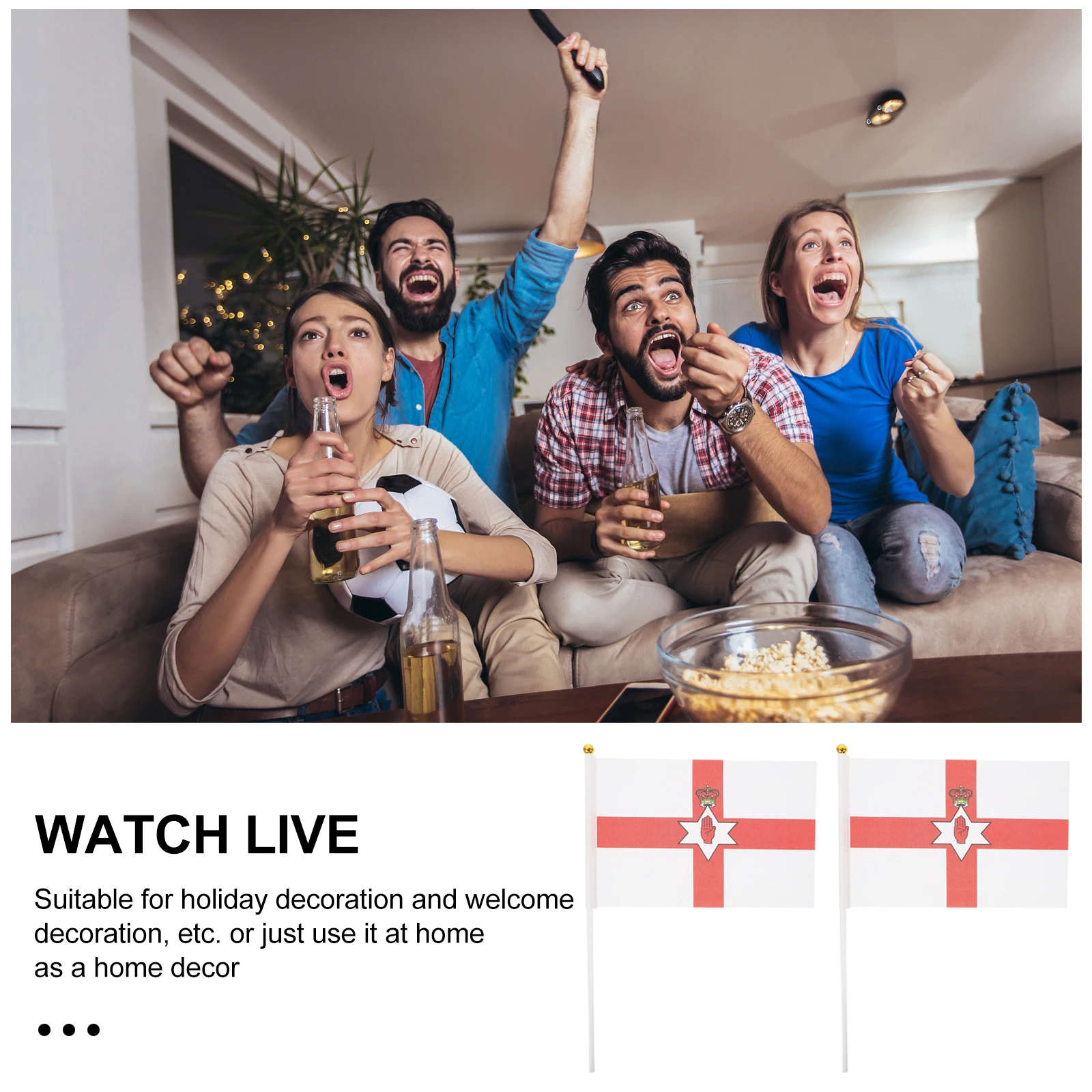 50 Pcs Hand-cranked Flag Small Red Ireland Country Flags National Mini Colored Held Handheld Irish Stick Hand-held
50 Pcs Hand-cranked Flag Small Red Ireland Country Flags National Mini Colored Held Handheld Irish Stick Hand-held