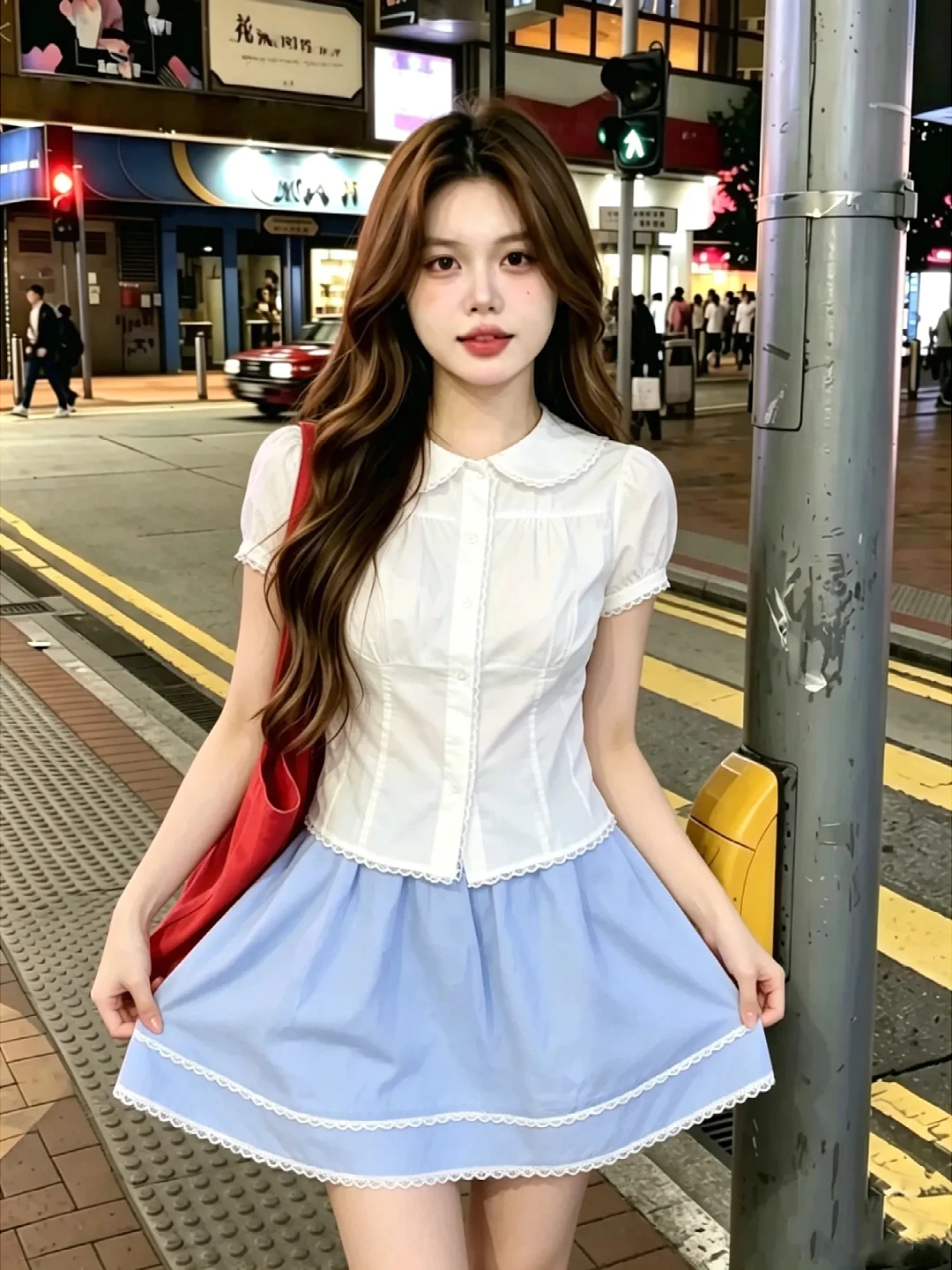 plus Size Women's Sweet Style White Puff Sleeve Shirt Waist Cinching Bubble Sleeve Blouse Korean Style Short Sleeve Shirt
plus Size Women's Sweet Style White Puff Sleeve Shirt Waist Cinching Bubble Sleeve Blouse Korean Style Short Sleeve Shirt