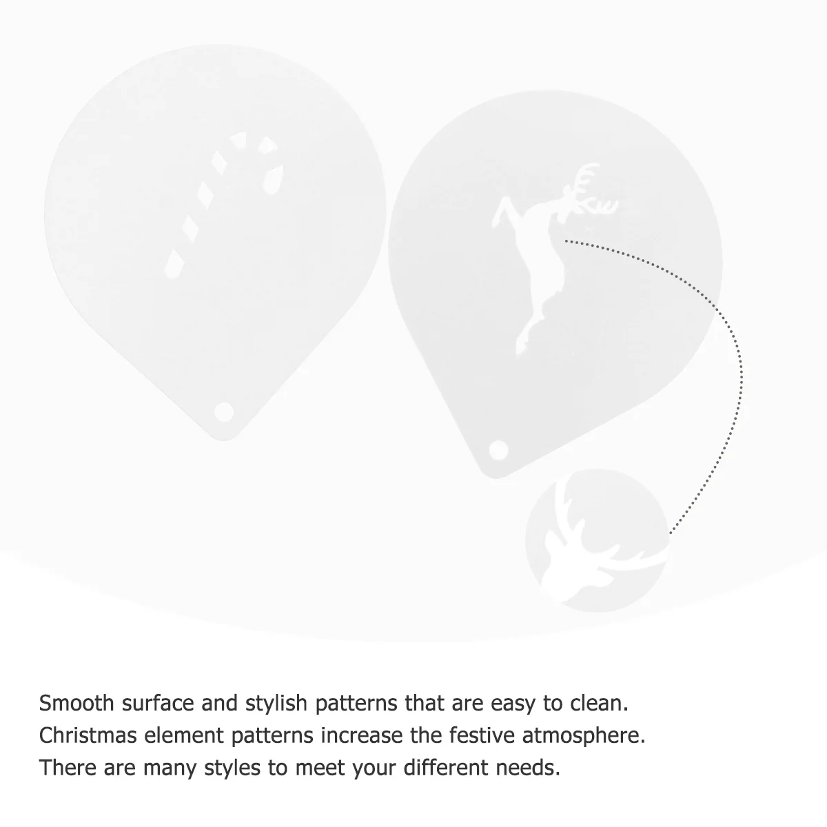 12pcs Coffee Decorating Plastic Coffee Art Stencils Latte Stencils Cake Icing Sugar Sieve Christmas Pattern Reusable Baking Mold
12pcs Coffee Decorating Plastic Coffee Art Stencils Latte Stencils Cake Icing Sugar Sieve Christmas Pattern Reusable Baking Mold