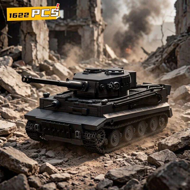 1622Pcs Tiger Tank Assembly Model Moc Bricks Building Blocks Boys' Gift Adult Home Decoration
1622Pcs Tiger Tank Assembly Model Moc Bricks Building Blocks Boys' Gift Adult Home Decoration