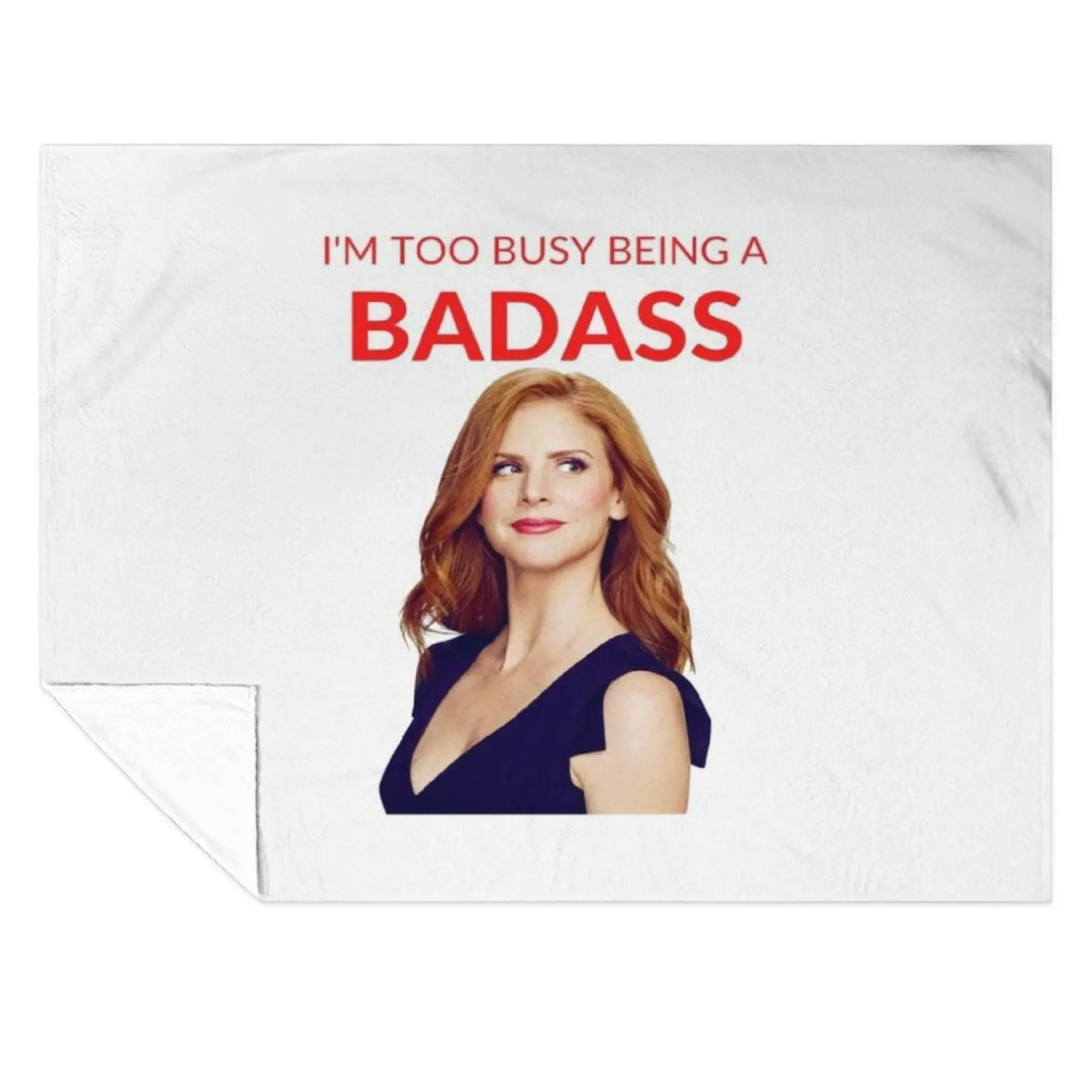 Suits Donna Paulsen 'Badass' Merch Throw Blanket warm for winter Flannel Bed Fashionable Stuffeds Blankets
Suits Donna Paulsen 'Badass' Merch Throw Blanket warm for winter Flannel Bed Fashionable Stuffeds Blankets