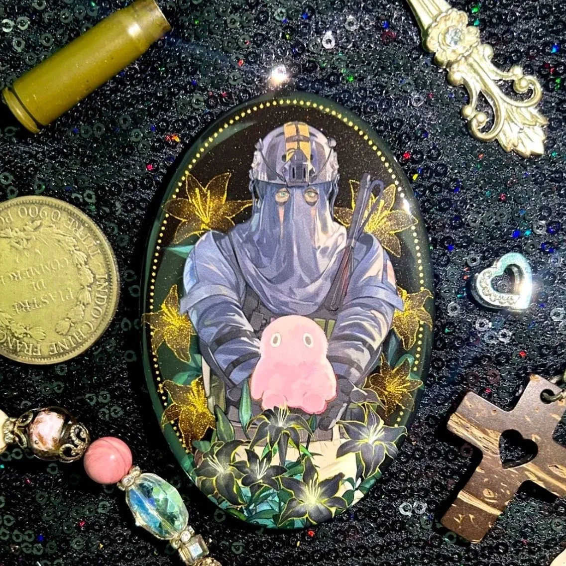 Keegan Call of Duty Косплей Периферия Бар Значок Жесть Брошь Рюкзак Подвеска Просо 
Keegan Call of Duty Косплей Периферия Бар Значок Жесть Брошь Рюкзак Подвеска Просо