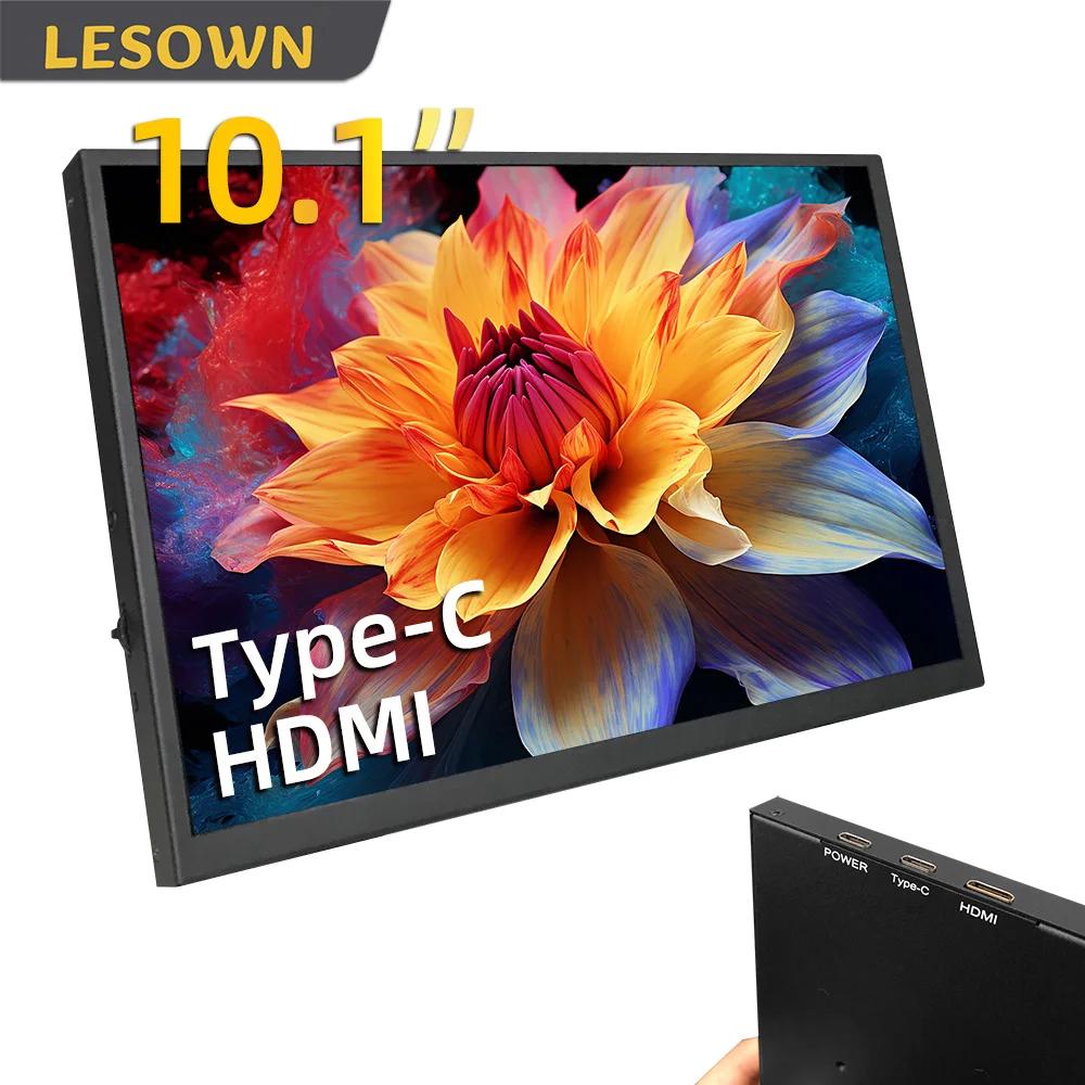 LESOWN Compact Monitor 10.1 Inch 1280x800 IPS LCD Mini Additional Display Portable Travel Monitor for Laptop PC Plug & Play
LESOWN Compact Monitor 10.1 Inch 1280x800 IPS LCD Mini Additional Display Portable Travel Monitor for Laptop PC Plug & Play