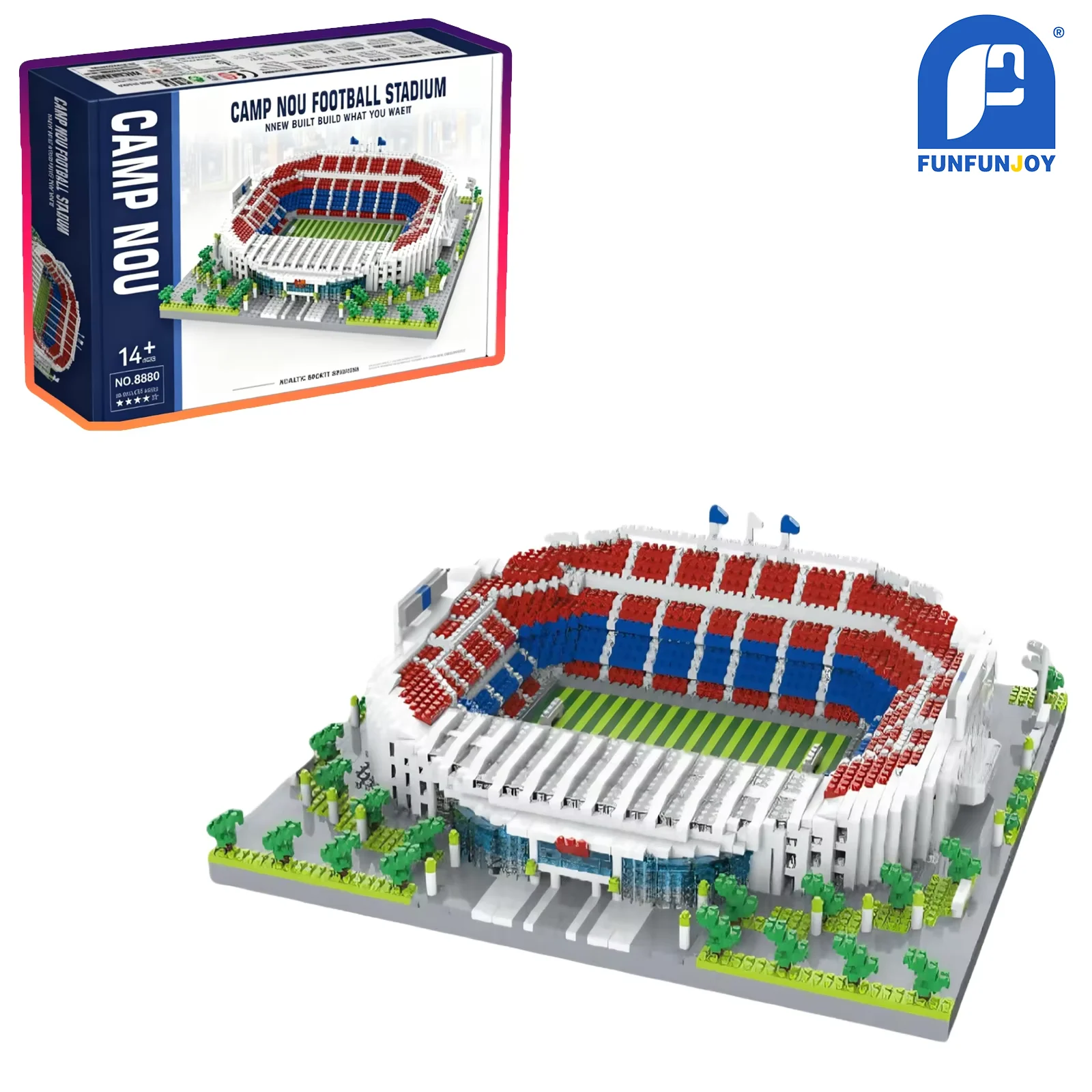 Конструктор MOC: Футбольный стадион Камп Ноу, микромодель, набор кирпичиков для взрослых, подарок для фанатов, подарок для мужчин, рождественский подарок
Конструктор MOC: Футбольный стадион Камп Ноу, микромодель, набор кирпичиков для взрослых, подарок для фанатов, подарок для мужчин, рождественский подарок