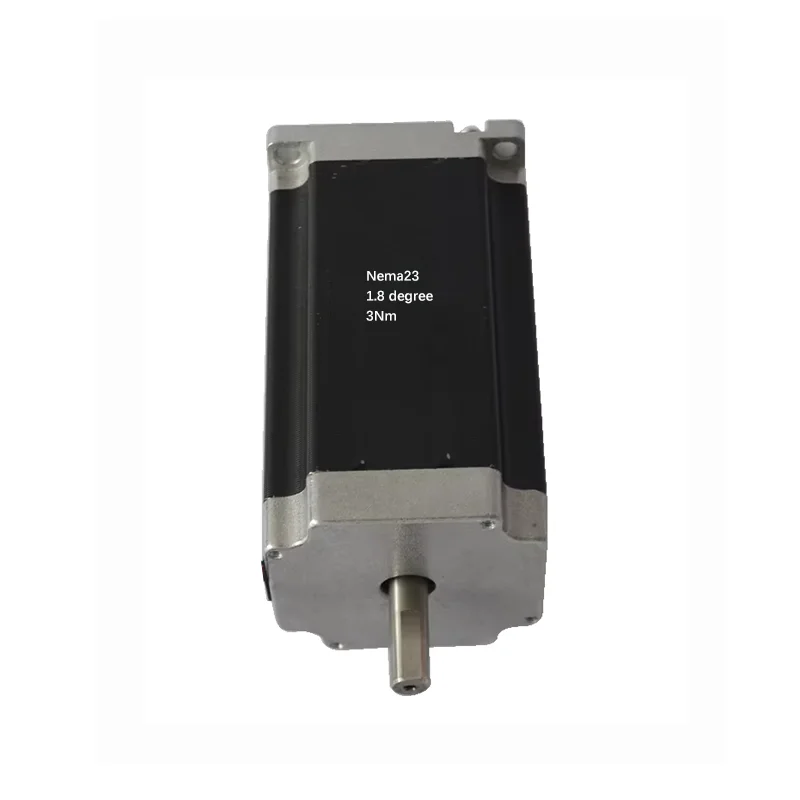 New Manufacturing 4 Leads 2 Phase Hybrid Nema 23 Stepper Motor 56mm Diameter 3Nm with Reliable 3A Driver
New Manufacturing 4 Leads 2 Phase Hybrid Nema 23 Stepper Motor 56mm Diameter 3Nm with Reliable 3A Driver
