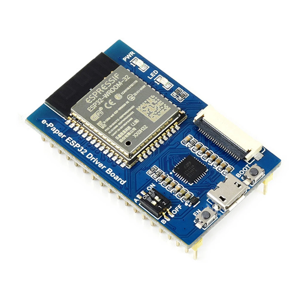 ESP32 Беспроводной модуль для этипировки с питанием, Wi-Fi, плата контроллера чернил, Bluetooth-совместимая панель для электронной бумаги для Arduino
ESP32 Беспроводной модуль для этипировки с питанием, Wi-Fi, плата контроллера чернил, Bluetooth-совместимая панель для электронной бумаги для Arduino