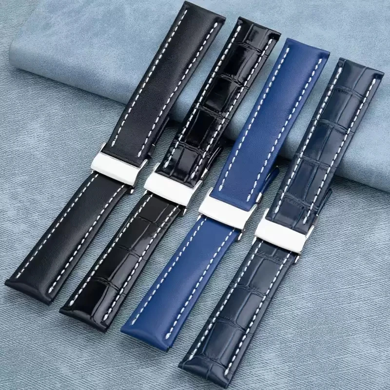 For Breitling Strap Italy Genuine Leather watch band Premier B01 Colt Chronograph Avenger AVIATOR 8 316L buckle 22mm 24mm 
For Breitling Strap Italy Genuine Leather watch band Premier B01 Colt Chronograph Avenger AVIATOR 8 316L buckle 22mm 24mm