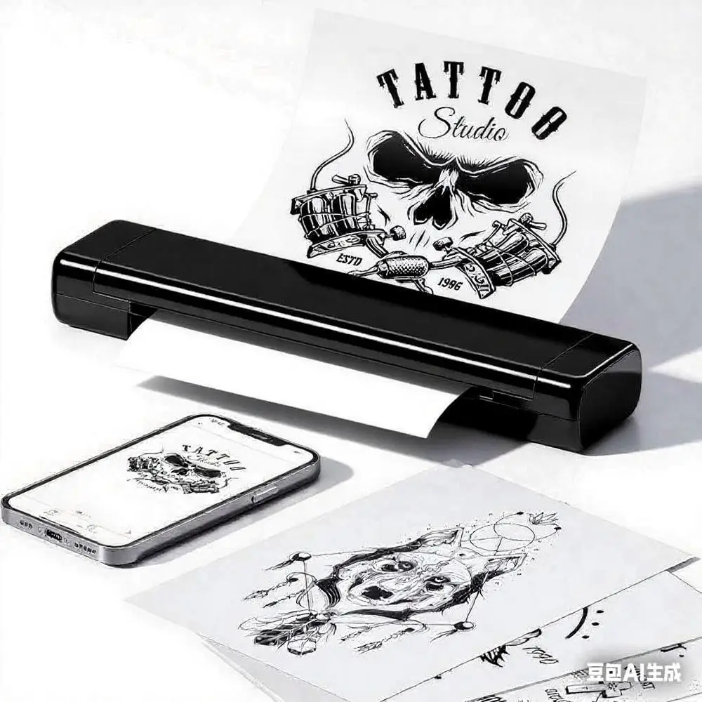 Thermal Tattoo Stencil Printer, Wireless Tattoo Machine With 1 Roll Of Paper Ideal For Tattoo Artists Enthusiasts Compatible Wit
Thermal Tattoo Stencil Printer, Wireless Tattoo Machine With 1 Roll Of Paper Ideal For Tattoo Artists Enthusiasts Compatible Wit