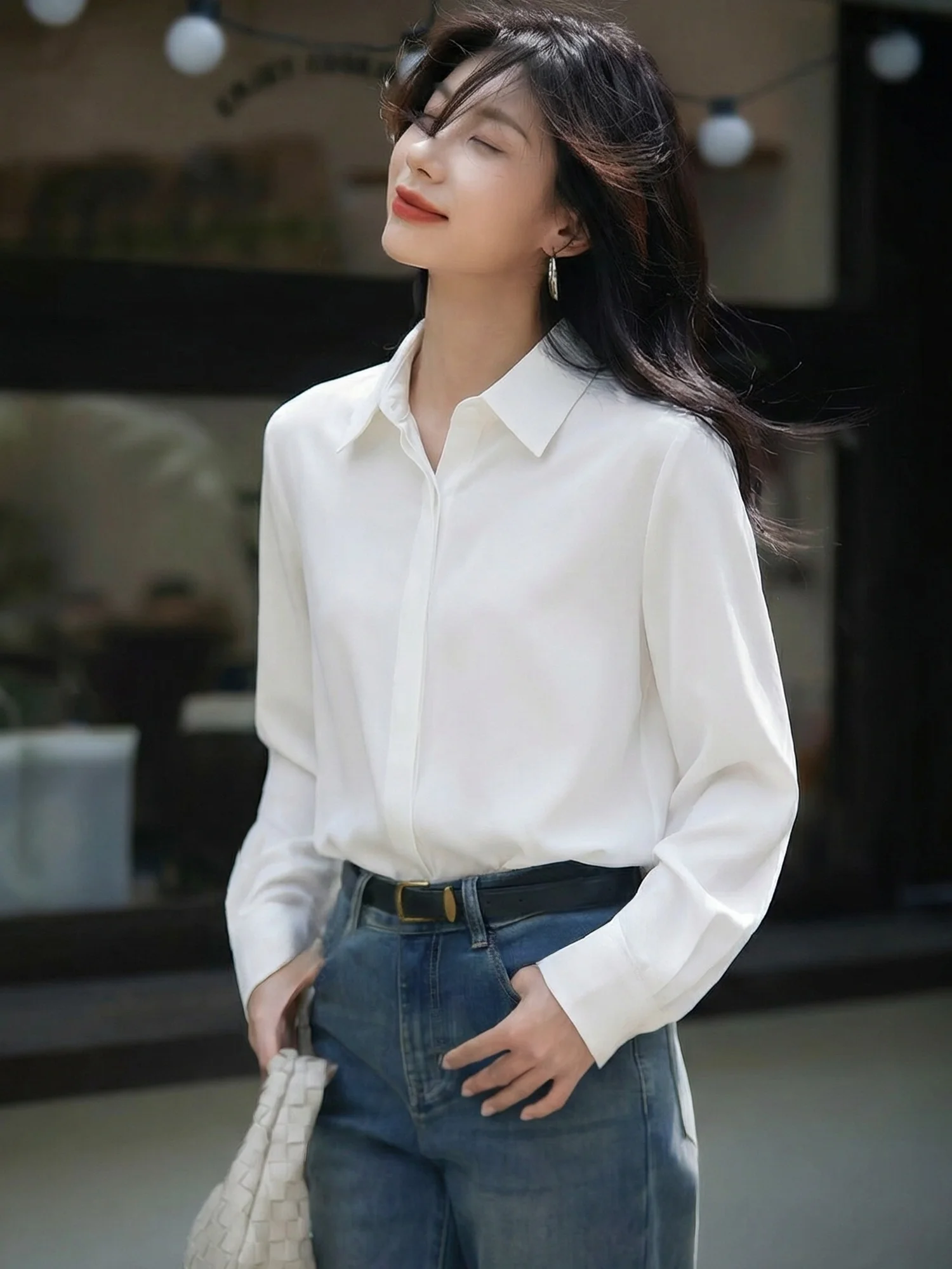 Женский длинный повседневный белый матовый костюм Chivirin из дышащего полиэфирного волокна для офиса, универсальный, весенний, модный
Женский длинный повседневный белый матовый костюм Chivirin из дышащего полиэфирного волокна для офиса, универсальный, весенний, модный