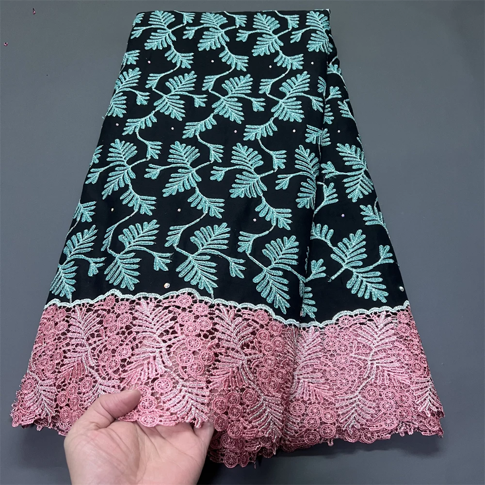 Высококачественное африканское нигерийское кружевное полотно из тюля для пошива платьев, чистая вышивка, дамаск, хлопок, для свадеб и торжеств, 5 ярдов, hz1401
Высококачественное африканское нигерийское кружевное полотно из тюля для пошива платьев, чистая вышивка, дамаск, хлопок, для свадеб и торжеств, 5 ярдов, hz1401