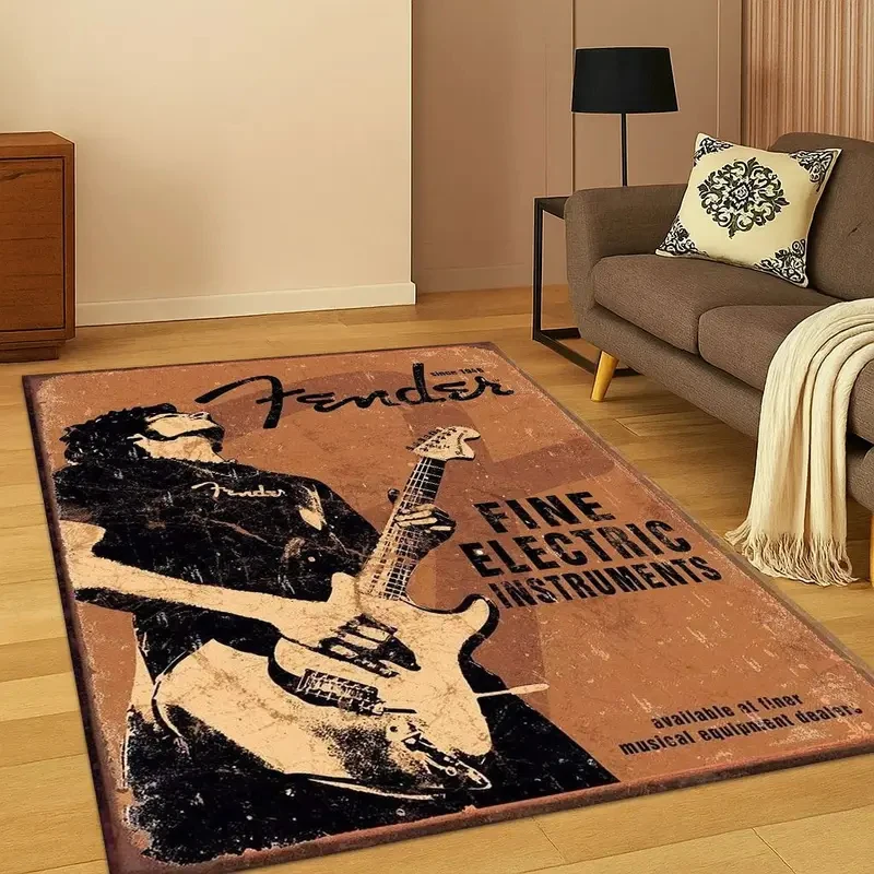VIKAMA 3D Fender Guitar Rug, Music Logo Carpet for Bedroom & Living Room, Non-Slip Area Mat & Gift for Musicians
VIKAMA 3D Fender Guitar Rug, Music Logo Carpet for Bedroom & Living Room, Non-Slip Area Mat & Gift for Musicians
