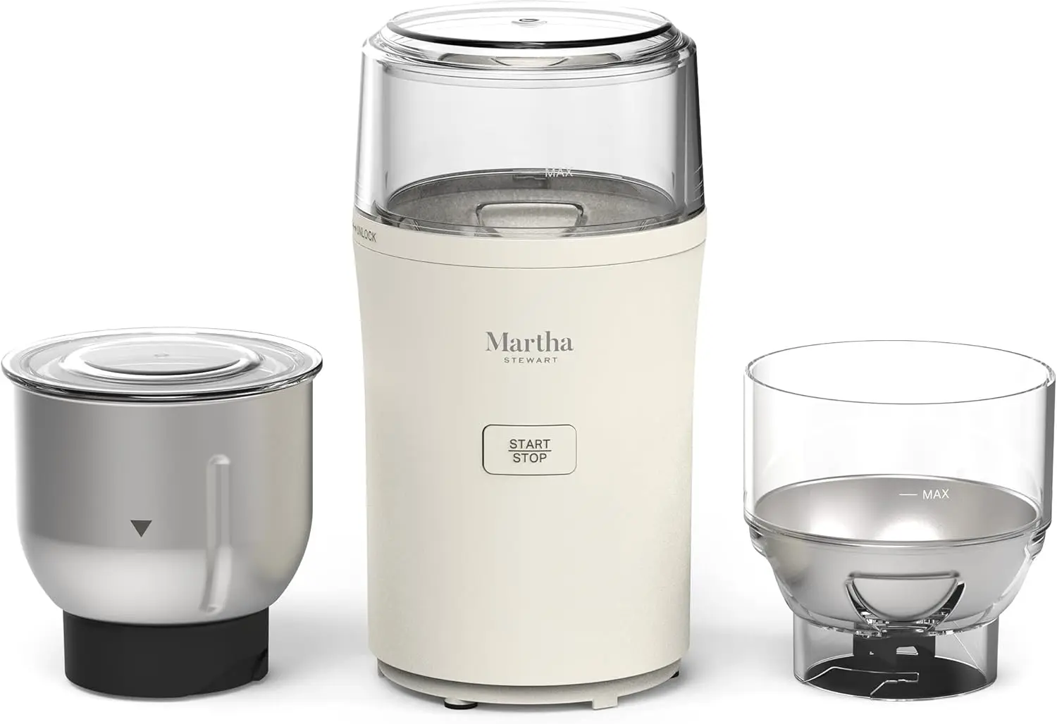 MarthaStewart ElectricCoffee & Spice Grinder,Dual 2.5oz RemovableBowls, Stora Lids,Stainless Steel Blades,One Touch Pul
MarthaStewart ElectricCoffee & Spice Grinder,Dual 2.5oz RemovableBowls, Stora Lids,Stainless Steel Blades,One Touch Pul