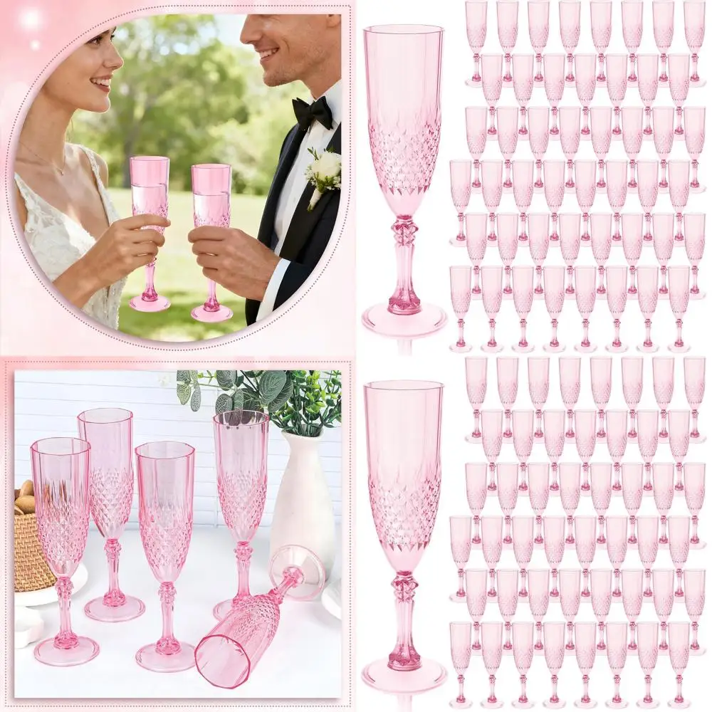 Оптовые акриловые бокалы для шампанского, многоразовые розовые пластиковые фужеры для свадеб, Дня святого Валентина и девичников (48 шт.)
Оптовые акриловые бокалы для шампанского, многоразовые розовые пластиковые фужеры для свадеб, Дня святого Валентина и девичников (48 шт.)