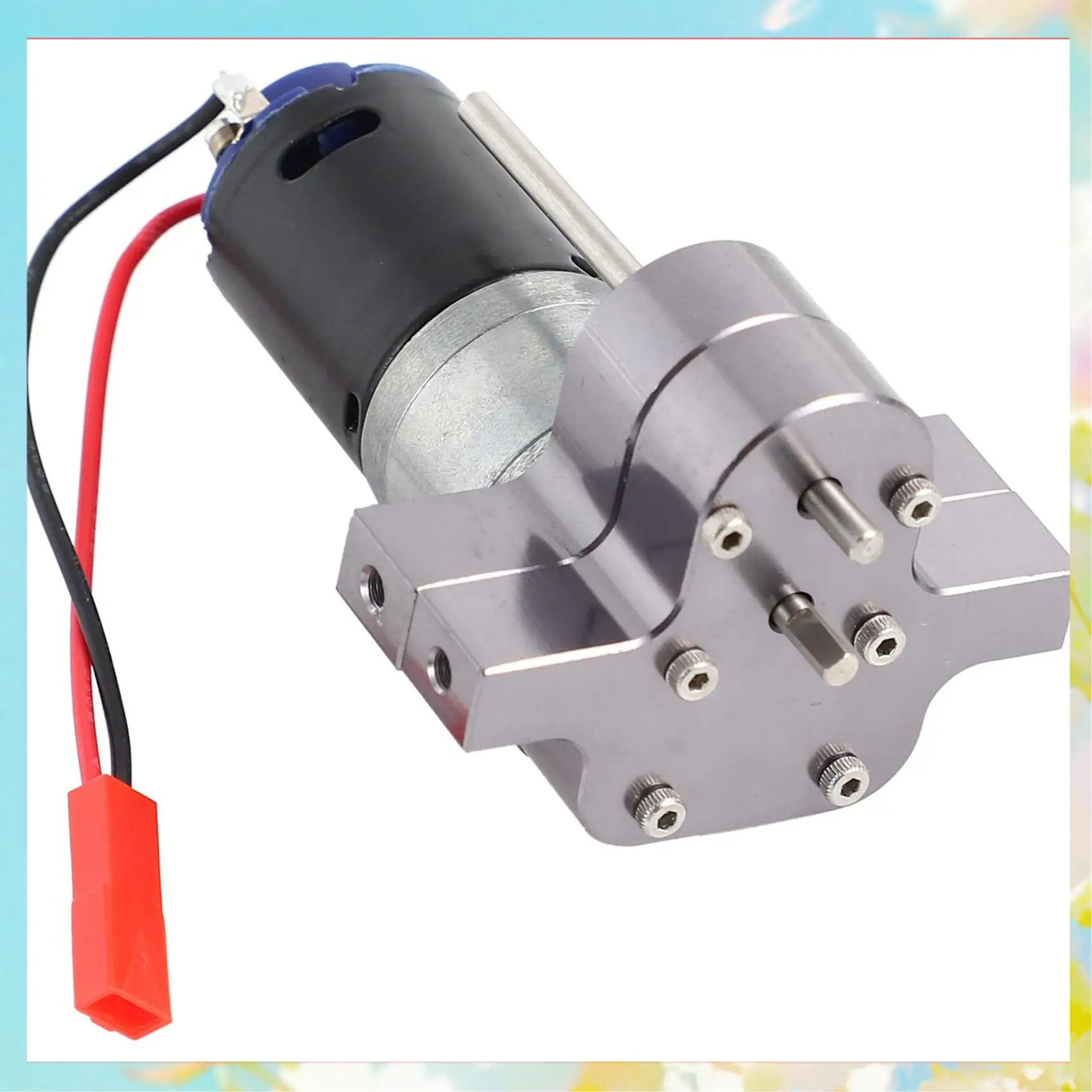 Hot Sale 10X 370 Brushed Motor+Alloy Heat Sink Gear Box Set With Steel Gears For WPL Henglong C14 C24 B14 B24 Parts,Grey
Hot Sale 10X 370 Brushed Motor+Alloy Heat Sink Gear Box Set With Steel Gears For WPL Henglong C14 C24 B14 B24 Parts,Grey
