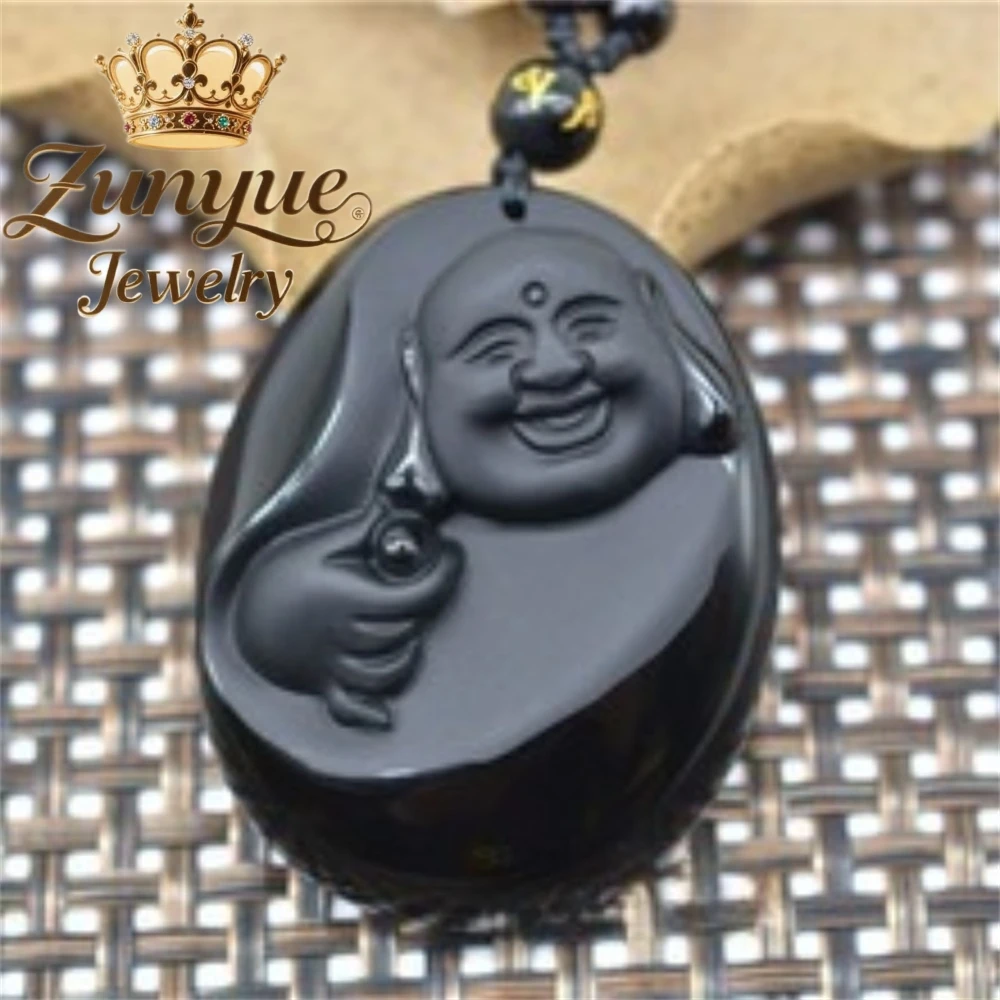 Natural Obsidian Buddha Pendant, Maitreya Buddha Pendant, Male And Female Carefree Buddha Ornaments Fashion Jewelry Exquisite
Natural Obsidian Buddha Pendant, Maitreya Buddha Pendant, Male And Female Carefree Buddha Ornaments Fashion Jewelry Exquisite