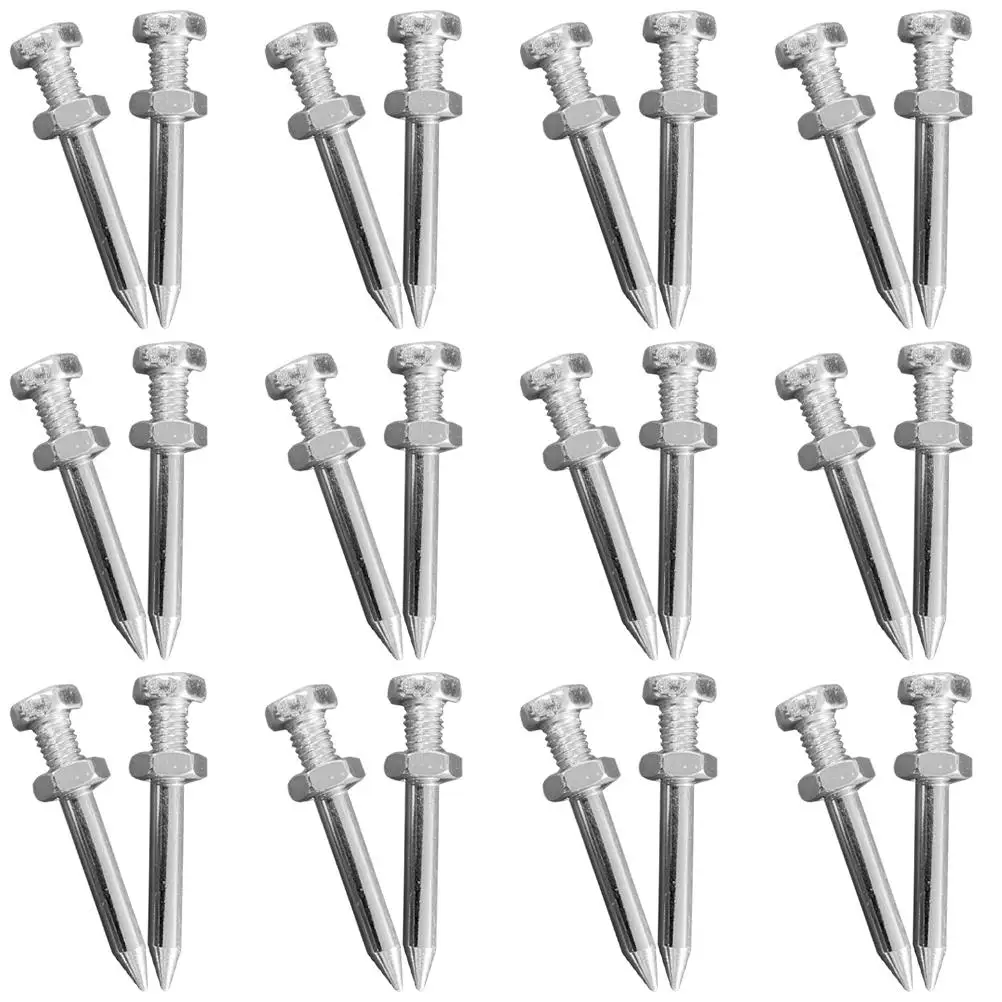 26 Pcs Aerator Nails Metal Grass Shoes Inflatable Tool Soil Stake Pegs 42MM Gardening Lawn Aerator Accessories
26 Pcs Aerator Nails Metal Grass Shoes Inflatable Tool Soil Stake Pegs 42MM Gardening Lawn Aerator Accessories