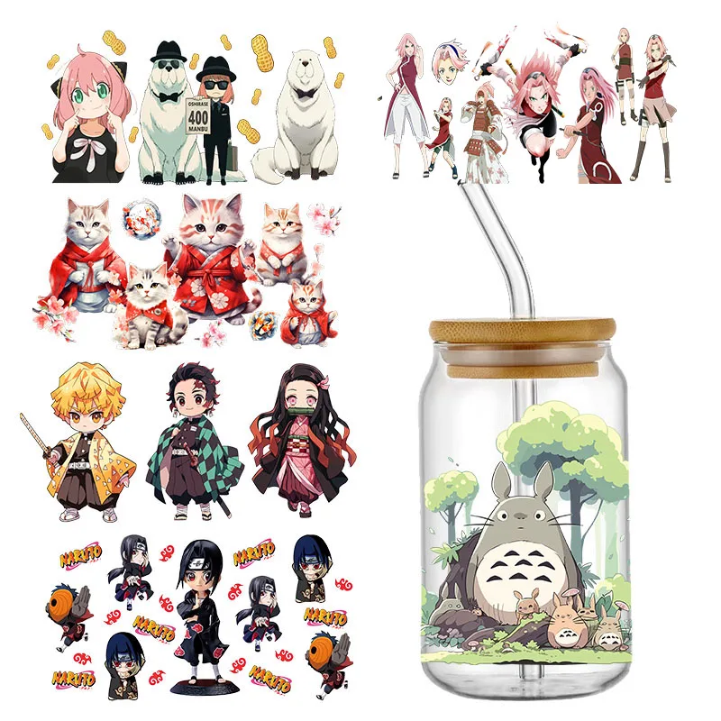 Japan Anime 16oz UV DTF Wraps Transfer Sticker DIY For Libbey Glass Cup Waterproof Wrap Transfers Decals Sailor Demon Slaye
Japan Anime 16oz UV DTF Wraps Transfer Sticker DIY For Libbey Glass Cup Waterproof Wrap Transfers Decals Sailor Demon Slaye
