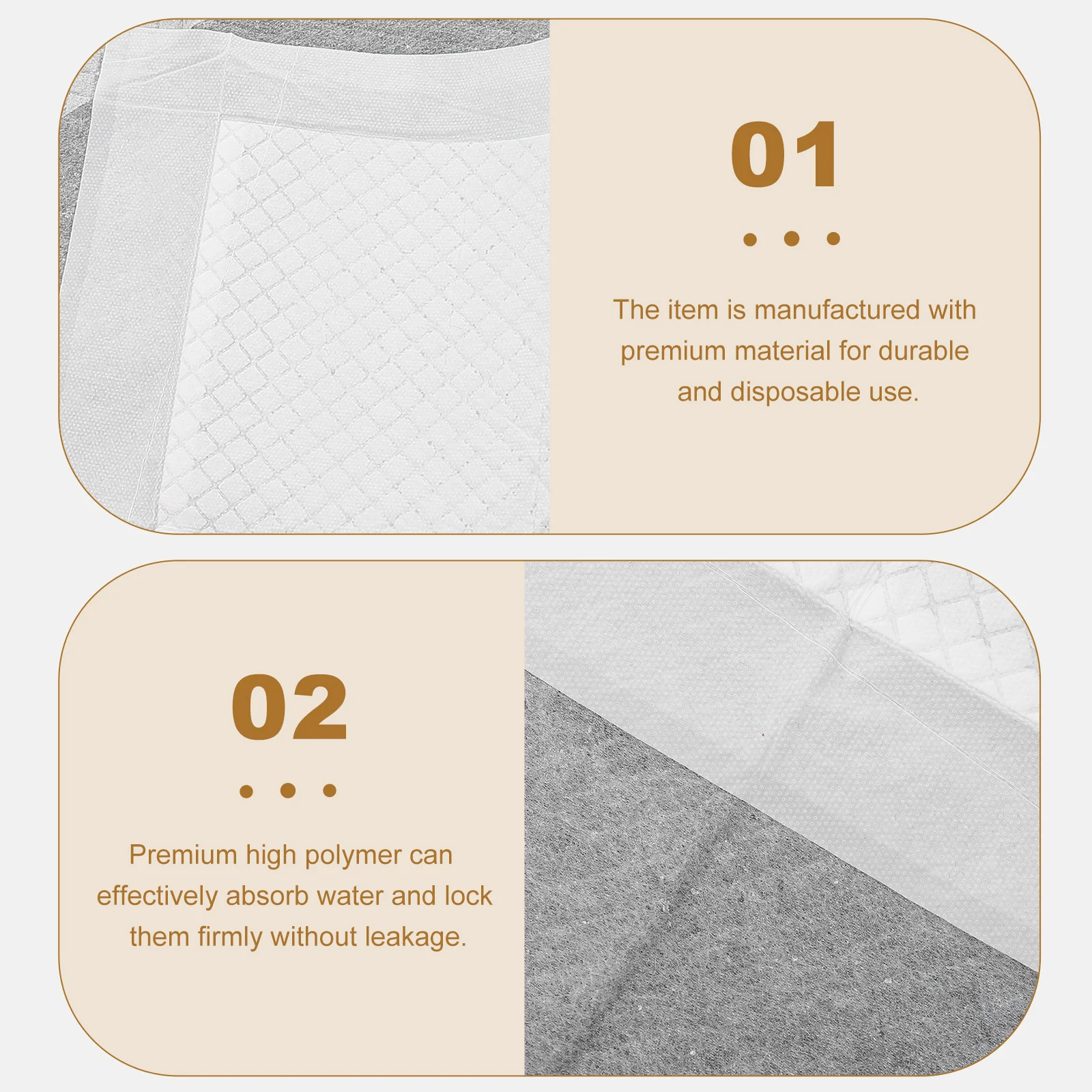 100Pcs Dog Pee Pads Super Absorbent Premium Material Disposable Quick Dry Puppy Potty Pads Home Travel Use Puppy Supplies
100Pcs Dog Pee Pads Super Absorbent Premium Material Disposable Quick Dry Puppy Potty Pads Home Travel Use Puppy Supplies