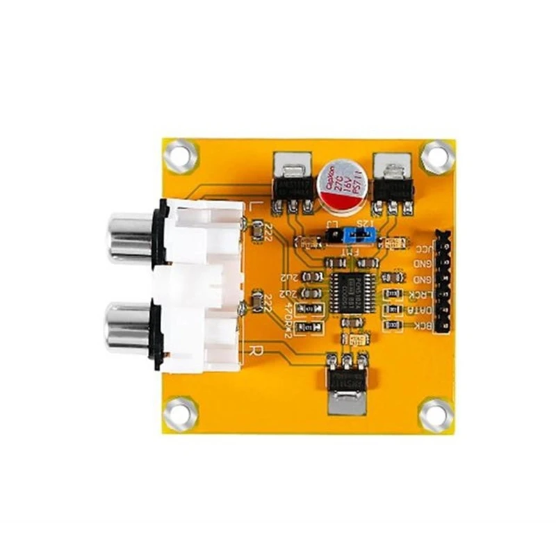 AD13-PCM5102 Pcm5102a Плата декодера ЦАП Вход I2s 32 бит 384 К для плеер с красным сердечником поддерживает формат I2s/левый Justified
AD13-PCM5102 Pcm5102a Плата декодера ЦАП Вход I2s 32 бит 384 К для плеер с красным сердечником поддерживает формат I2s/левый Justified
