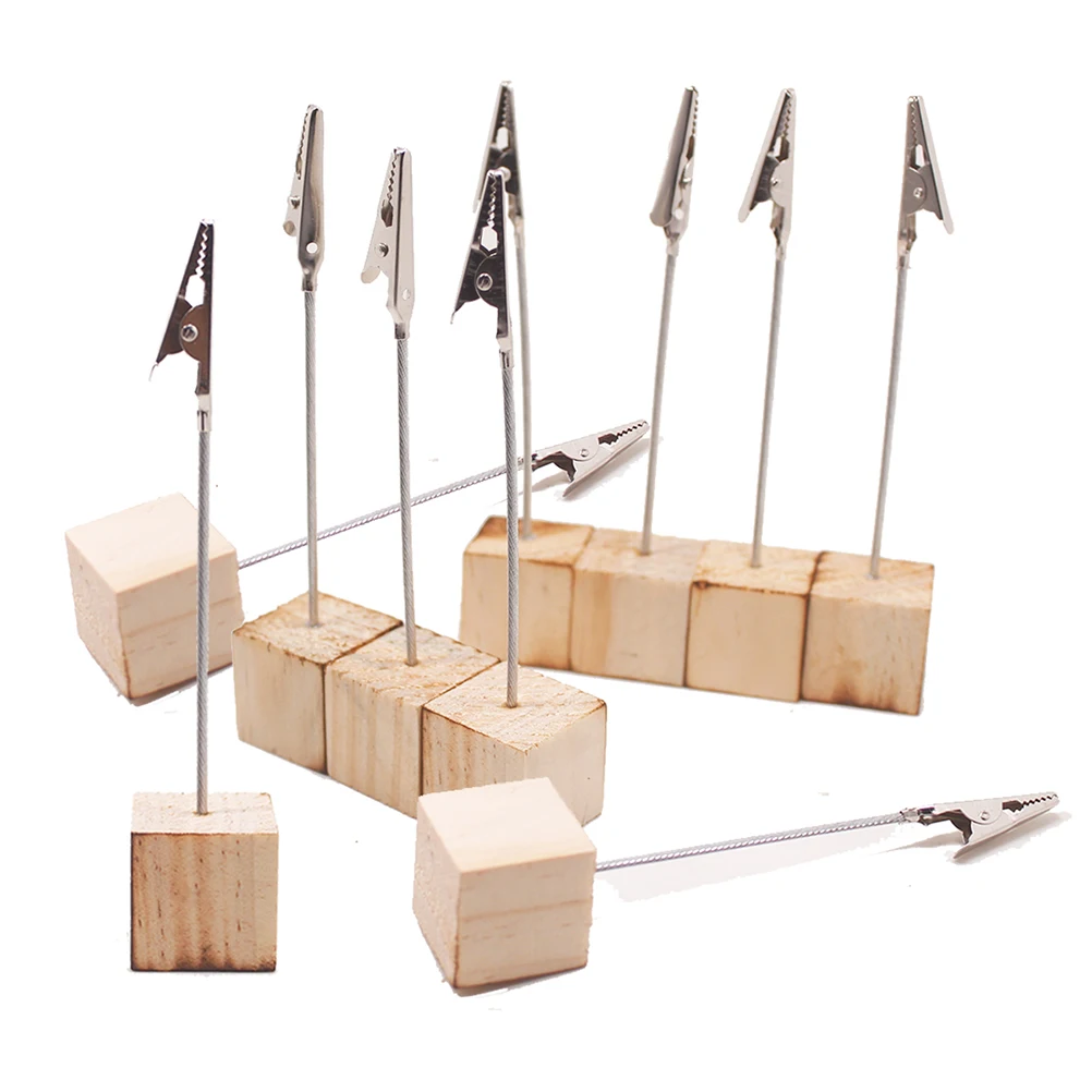 20pcs Wooden Card Holders Elegant Clips for Wedding Party Home Office Photo Paper Name Table Number Menu Holders Solid Base
20pcs Wooden Card Holders Elegant Clips for Wedding Party Home Office Photo Paper Name Table Number Menu Holders Solid Base