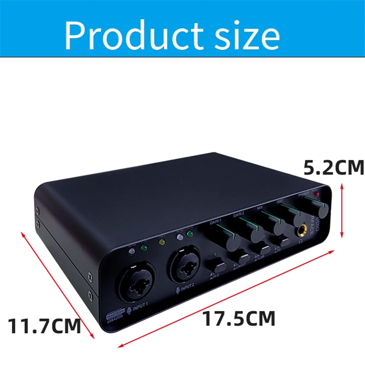 2025+Audio Interface Professional Sound Card with Monitoring Electric Guitar Live Recording for Studio Singing Microphone
2025+Audio Interface Professional Sound Card with Monitoring Electric Guitar Live Recording for Studio Singing Microphone