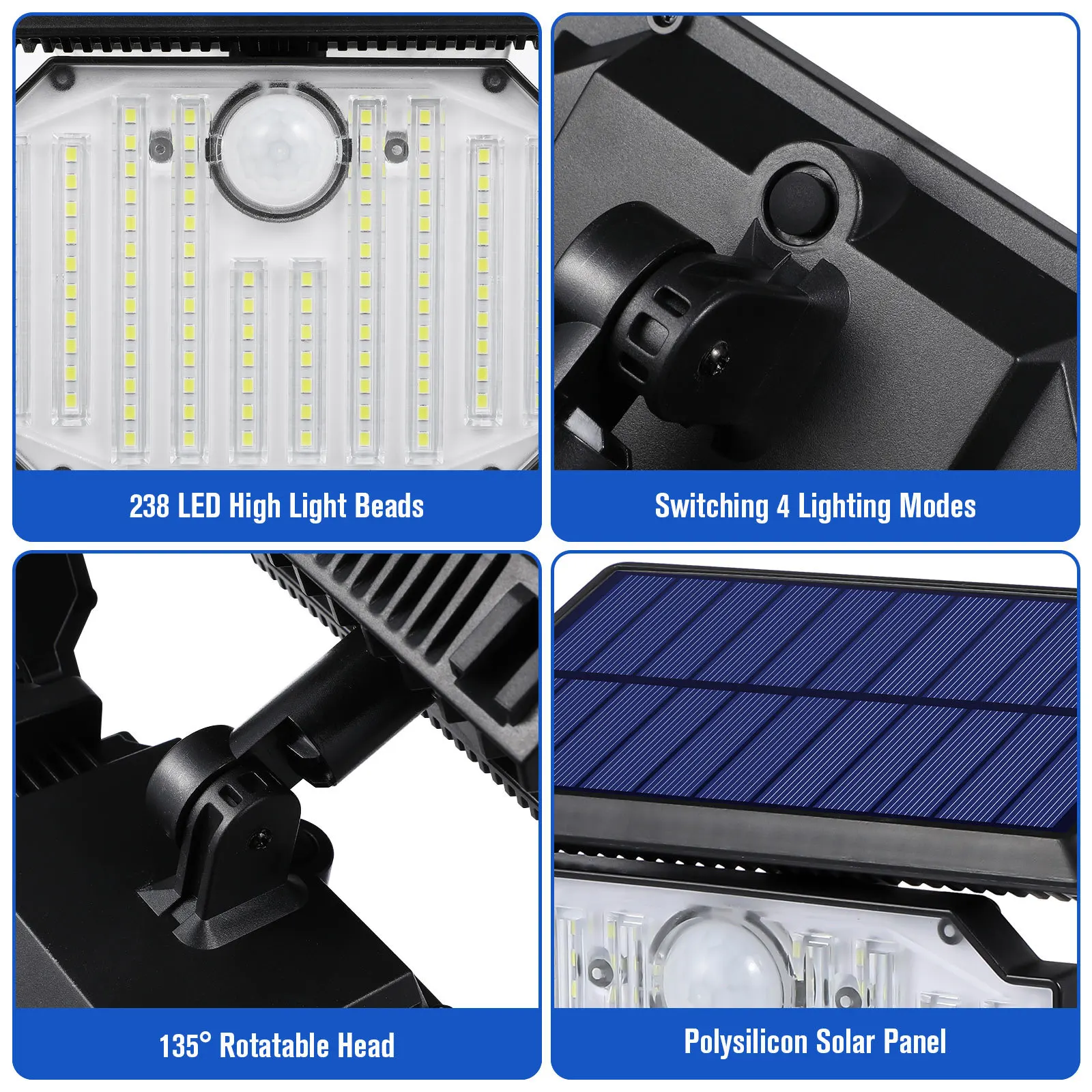 LED Solar Outdoor Light with Motion Sensor Remote Control Bright Illumination for Garden Wall Security Lighting Solar
LED Solar Outdoor Light with Motion Sensor Remote Control Bright Illumination for Garden Wall Security Lighting Solar