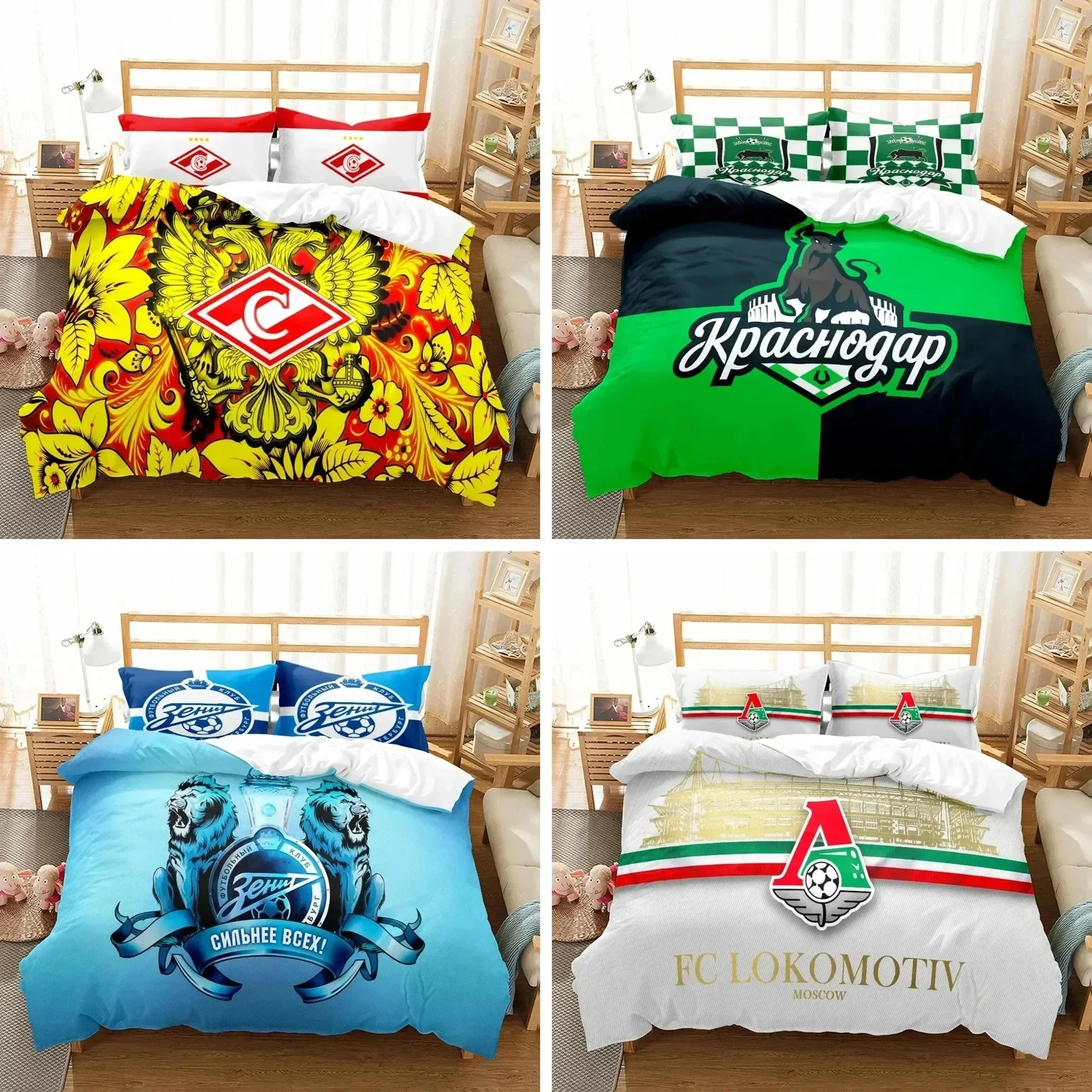 Russion Soccer Premier Bedding Set Boys Girls Twin Queen Size Duvet Cover Pillowcase Bed Boys Adult Fashion Home Textileextile
Russion Soccer Premier Bedding Set Boys Girls Twin Queen Size Duvet Cover Pillowcase Bed Boys Adult Fashion Home Textileextile