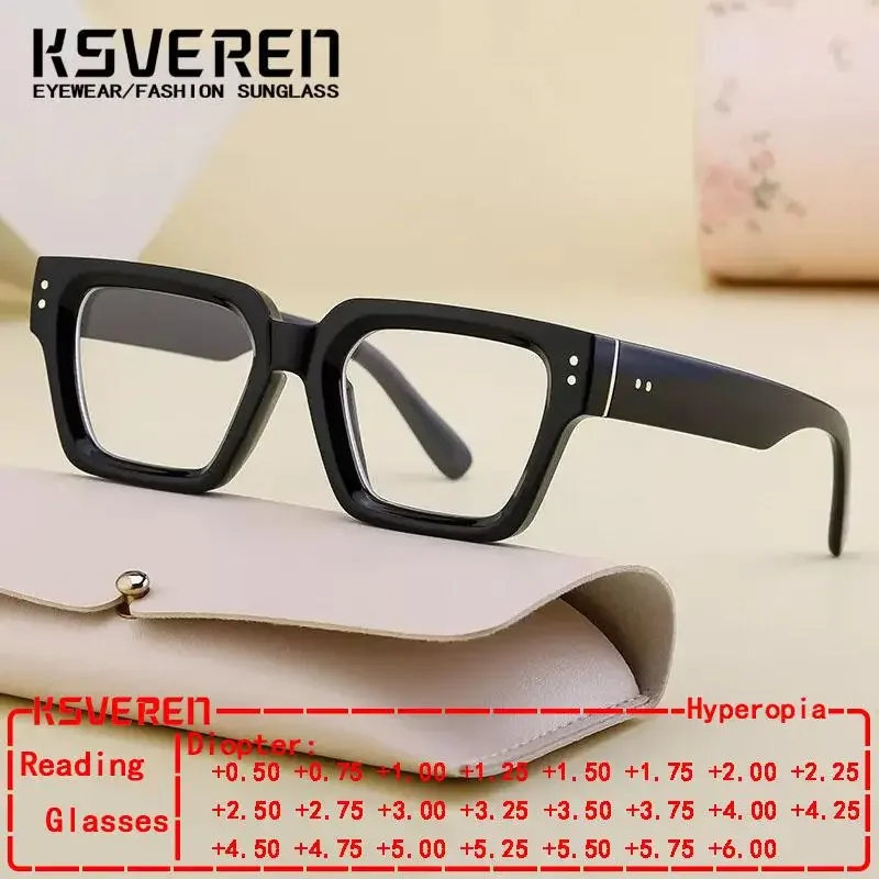 Ретро квадратные очки для чтения с блокировкой синего света, мужские классические полнокадровые очки для пресбиопии, оптическая оправа для очков по рецепту
Ретро квадратные очки для чтения с блокировкой синего света, мужские классические полнокадровые очки для пресбиопии, оптическая оправа для очков по рецепту