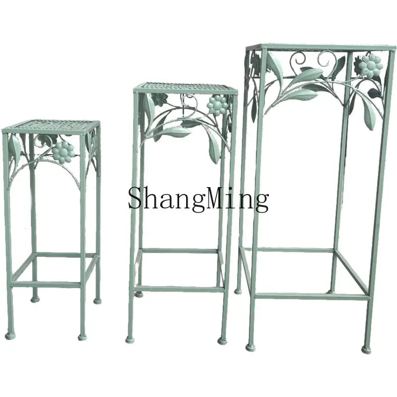 LXY pastoral wrought iron flower stand floor-to-ceiling square stool ladder flower pot courtyard
LXY pastoral wrought iron flower stand floor-to-ceiling square stool ladder flower pot courtyard
