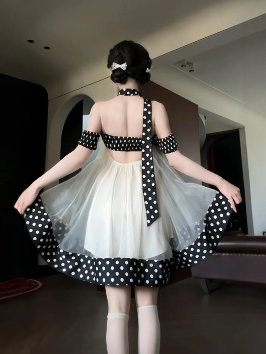 Korean Design Beautiful One Shoulder Puffy Short Skirt Dress Small Size Lovely Summer Cotton Gentle Style City Commute
Korean Design Beautiful One Shoulder Puffy Short Skirt Dress Small Size Lovely Summer Cotton Gentle Style City Commute