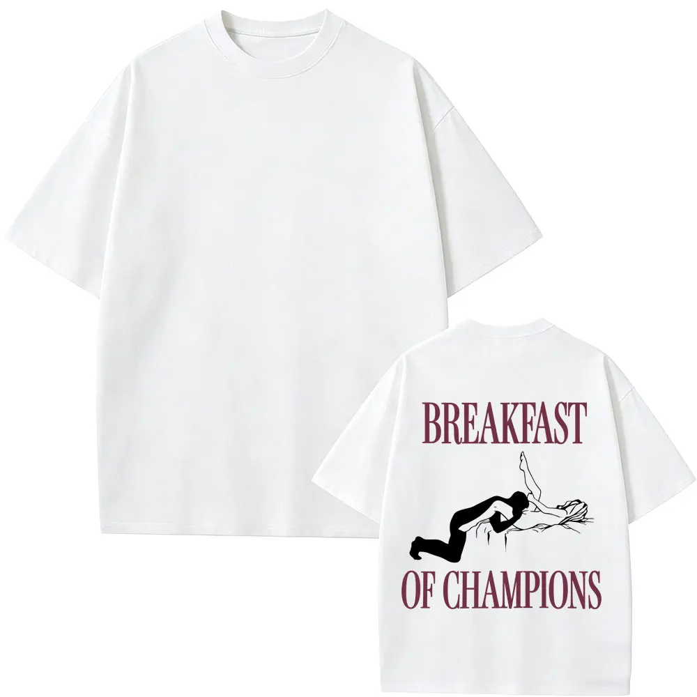 Breakfast Inappropriate Funny Graphic T-shirt Men's Women Clothing Casual Humor Oversized T Shirts Cotton Novelty Short Sleeve
Breakfast Inappropriate Funny Graphic T-shirt Men's Women Clothing Casual Humor Oversized T Shirts Cotton Novelty Short Sleeve