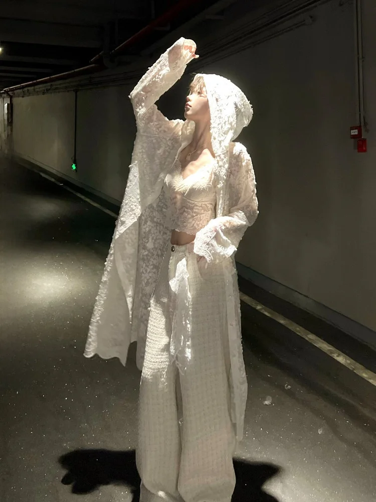 Original Design Lace Hooded Open Cardigan Women's Autumn Winter Long Sve Breathable Comfortable Cotton Sun Protection Oute...
Original Design Lace Hooded Open Cardigan Women's Autumn Winter Long Sve Breathable Comfortable Cotton Sun Protection Oute...