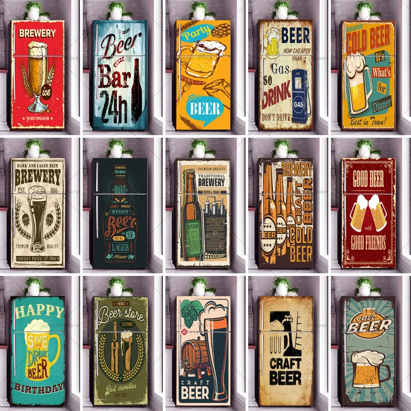 Creative Graffiti Beer Refrigerator Sticker PVC Art Decoration Sticker Kitchen Decoration Removable Waterproof Mural
Creative Graffiti Beer Refrigerator Sticker PVC Art Decoration Sticker Kitchen Decoration Removable Waterproof Mural