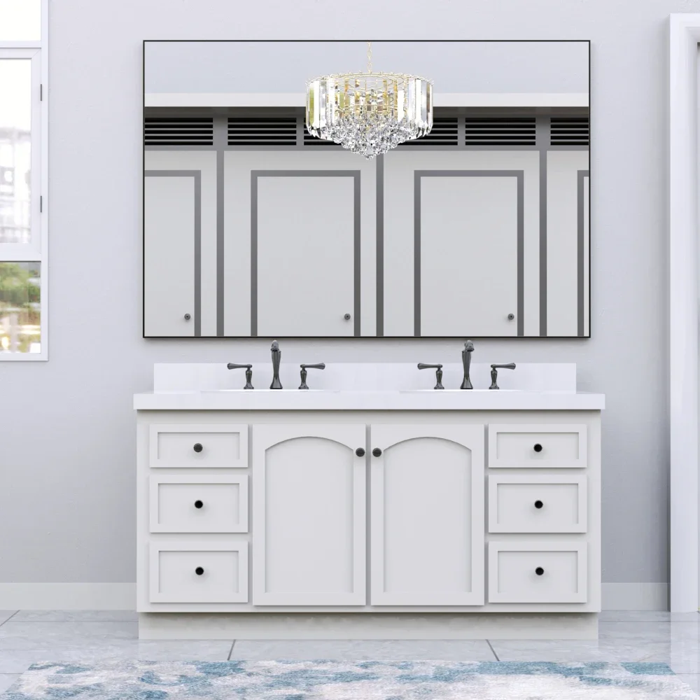 60"x36" Oversized Modern Rectangle Bathroom Mirror with Balck Frame Decorative Large Wall Mirrors for Bathroom Living Room
60"x36" Oversized Modern Rectangle Bathroom Mirror with Balck Frame Decorative Large Wall Mirrors for Bathroom Living Room