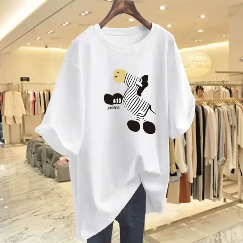 motorcycle 2025 Women's Fashion Versatile Zebra Animal Printed T-Shirt Summer Casual Loose Cotton Women's Short Sleeve Top
motorcycle 2025 Women's Fashion Versatile Zebra Animal Printed T-Shirt Summer Casual Loose Cotton Women's Short Sleeve Top
