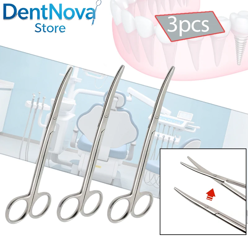 3pcs Tungsten Carbide Metzenbaum Scissors Curved Blunt Tips for Surgical Dissection Dental Oral Tissue Cutting
3pcs Tungsten Carbide Metzenbaum Scissors Curved Blunt Tips for Surgical Dissection Dental Oral Tissue Cutting