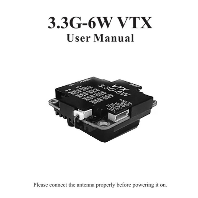3.3G 6W VTX 6000Mw 16CH FPV Video Transmitter Wireless Transmitter Module For Long Range FPV Racing Drone Frame
3.3G 6W VTX 6000Mw 16CH FPV Video Transmitter Wireless Transmitter Module For Long Range FPV Racing Drone Frame